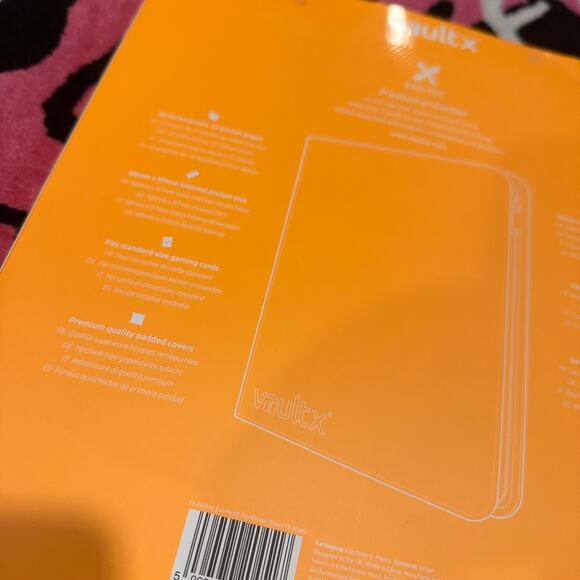 Vault X 12-Pocket Exo-Tec Zip Binder Orange - Brand New - Picture 5 of 10